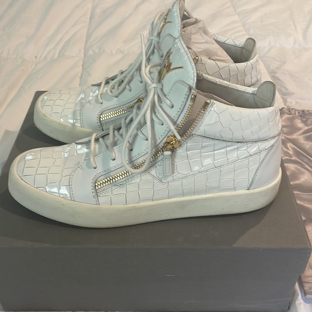 Giuseppe Zanotti Sneakers white / gold - Picture 5 of 7